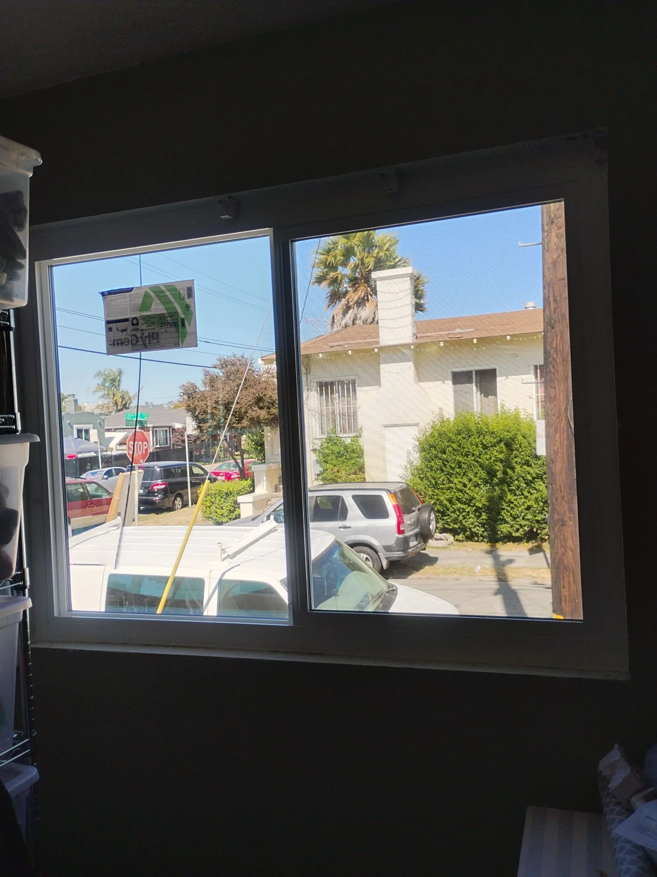 New white-framed residential windows in Richmond California
