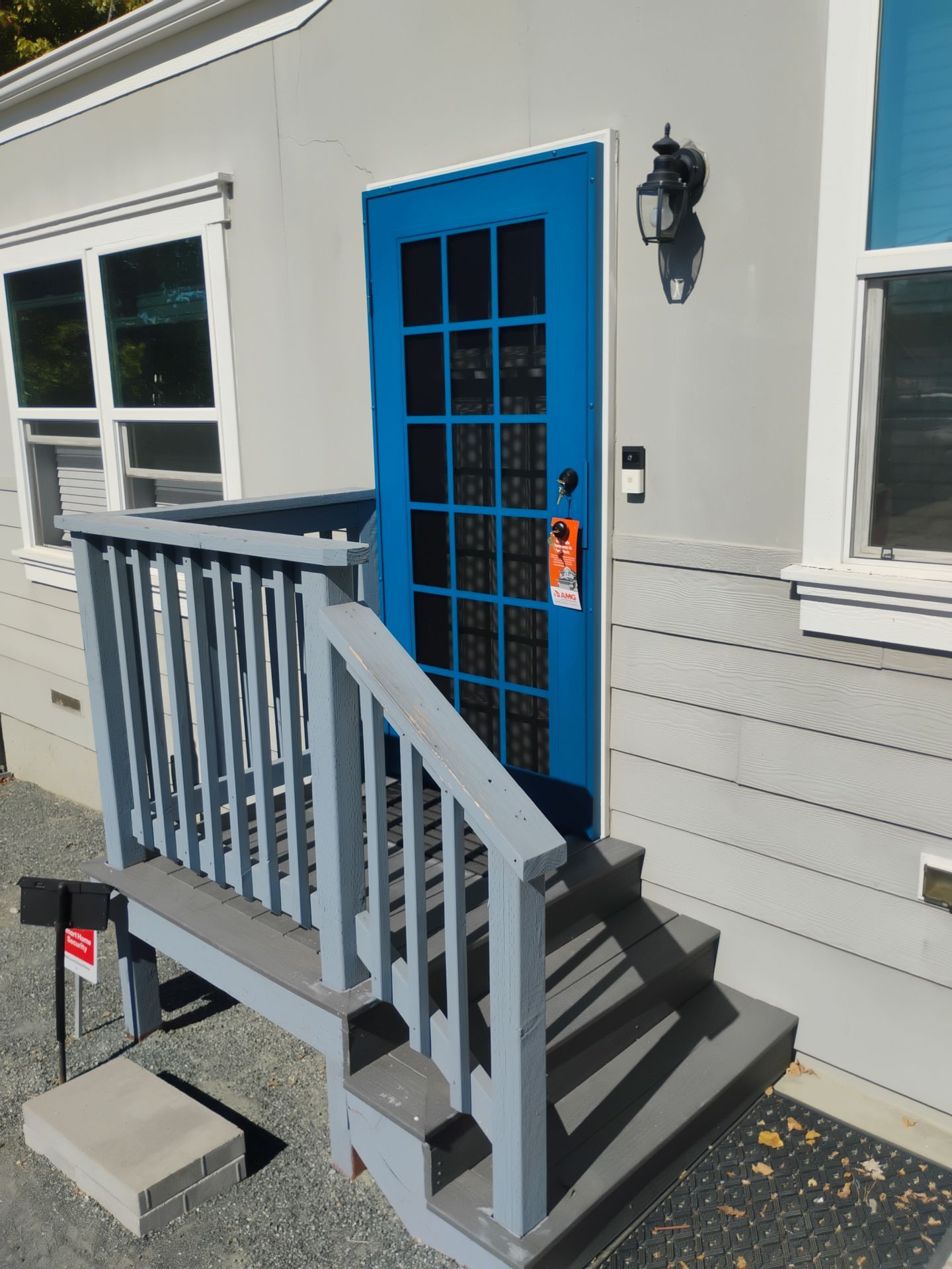 AMG Doors & Windows Titan Security Premium Aluminum Classic French security door installation in Hayward, CA