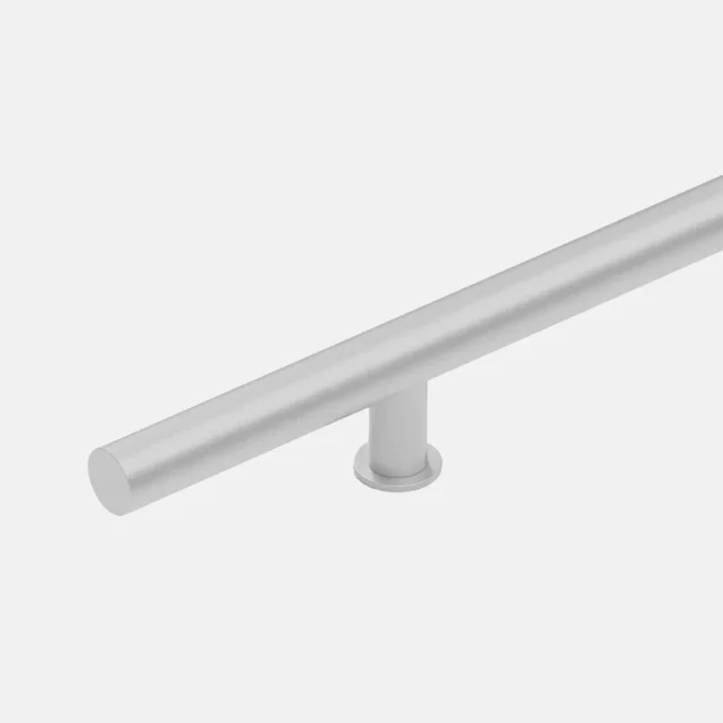 Emtek Round Large Pull in Brushed Stainless