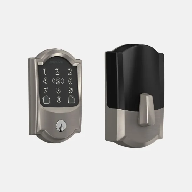 Schlage Encode™ Camelot in Satin Nickel